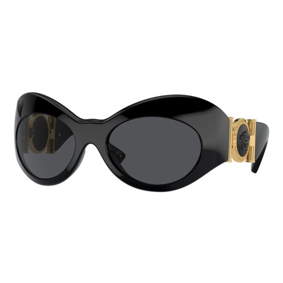 NEW VERSACE GEOMETRIC WOMEN VE4462 GB1/87 SUNGLASSES MOD 4462 GB1/87 BLACK
